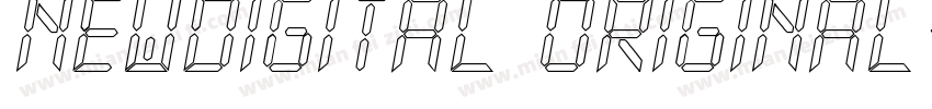 NewDigital Original字体转换